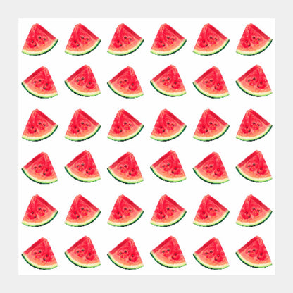 Square Art Prints, Watermelon Pattern Square Art