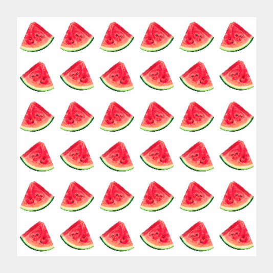 Square Art Prints, Watermelon Pattern Square Art