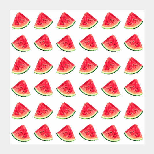 Square Art Prints, Watermelon Pattern Square Art