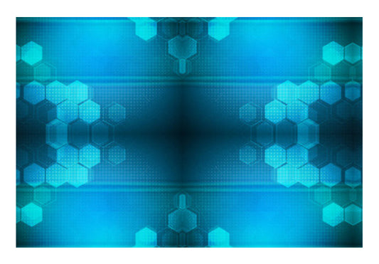 Wall Art, Football Techno Pattern Wall Art