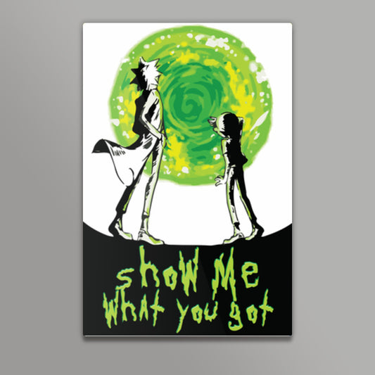 TV Show Rick And Morty HD Wall Poster Metal Prints