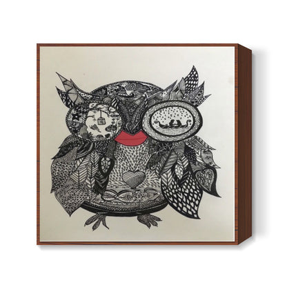 The Mystic Owl Square Art Prints