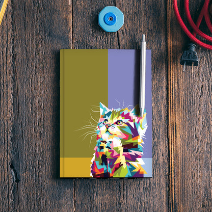 Colorfully Cat Hope Notebook