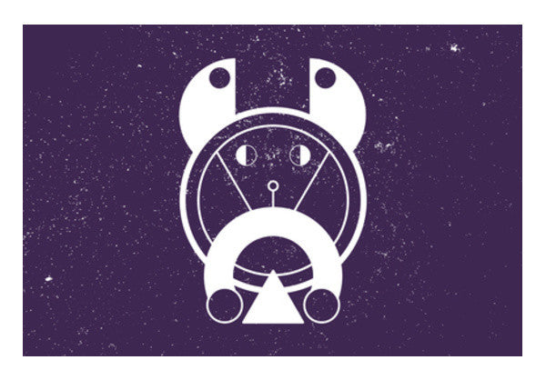 Zodiac Geometric Animal Face Art PosterGully Specials