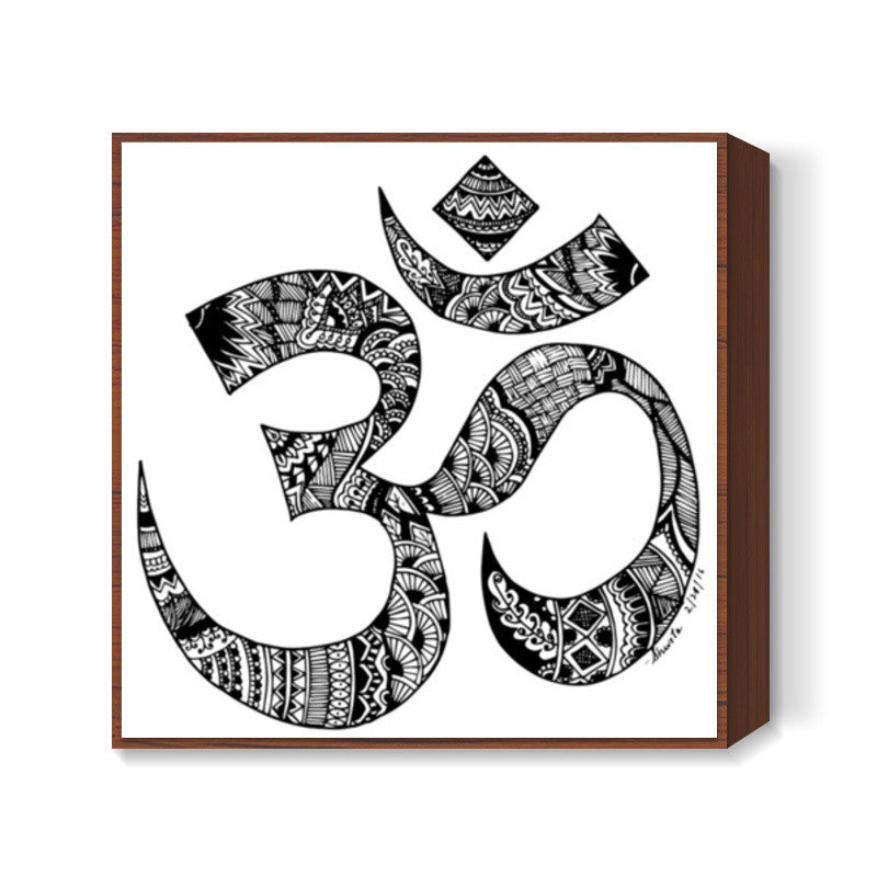 Zen Om Square Art Prints