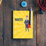 Super Dad With Superhero Look Fathers Day | #Fathers Day Special Notebook