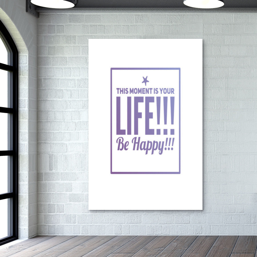 This Moment | Typography - Quotes Wall Art