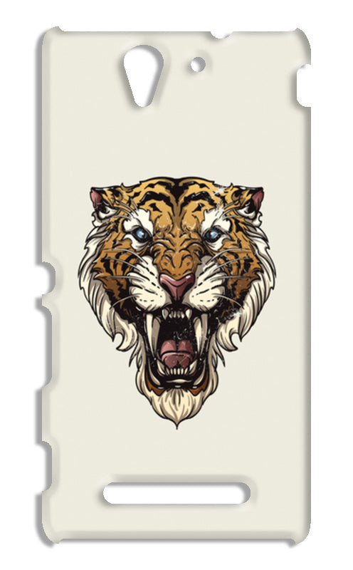 Saber Toothed Tiger Sony Xperia C3 S55t Cases