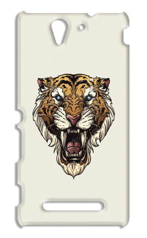 Saber Toothed Tiger Sony Xperia C3 S55t Cases