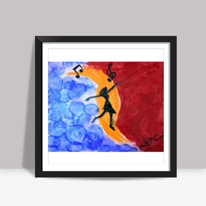 Free Soul | Finger Painting | Abstract | Square Art Prints