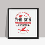 The Sun Square Art Print