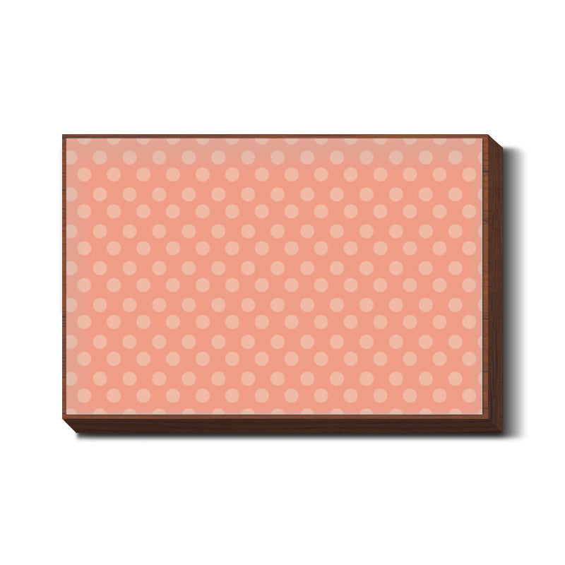 Peach Dots Wall Art