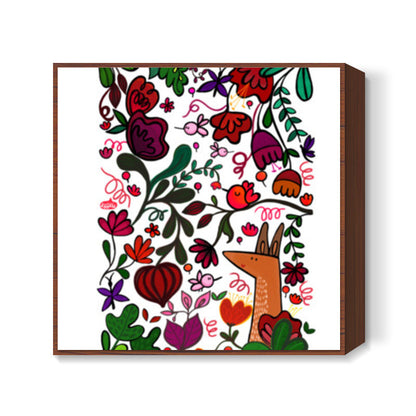 Floral Square Art Prints