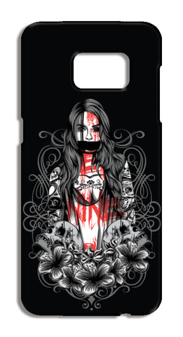 Girl With Tattoo Samsung Galaxy S7 Edge Cases