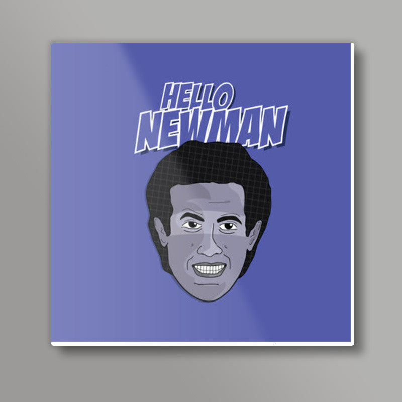 Sitcom Classics - Senfield - Hello Newman Square Art Prints