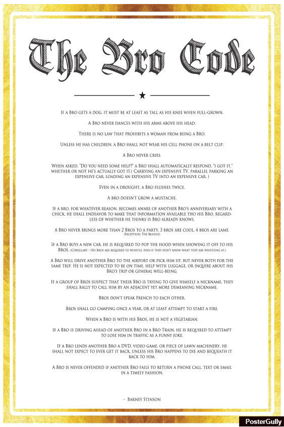 Bro Code Leters Bro Code Profile For Bro Code India