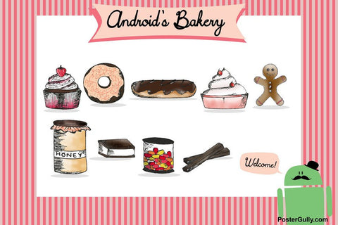 Brand New Designs, Androids Bakery Artwork