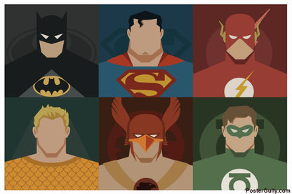 Brand New Designs, Justice League Minimal Artwork