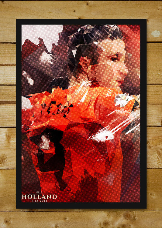 Framed Art, Holland Van Persie Artwork Framed Art, - PosterGully