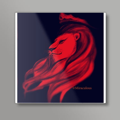 Leo - The King Square Art Prints