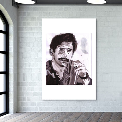 Versatile Bollywood actor Naseeruddin Shah reinvents himself as per the requirements of the character Wall Art