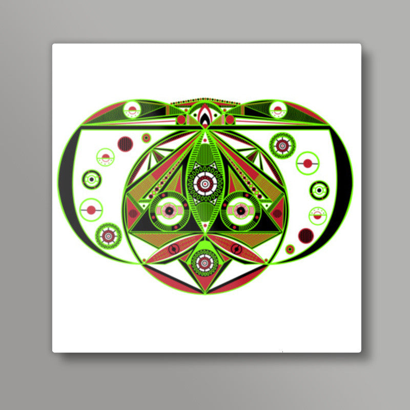 The Third Eye ! Square Art Prints