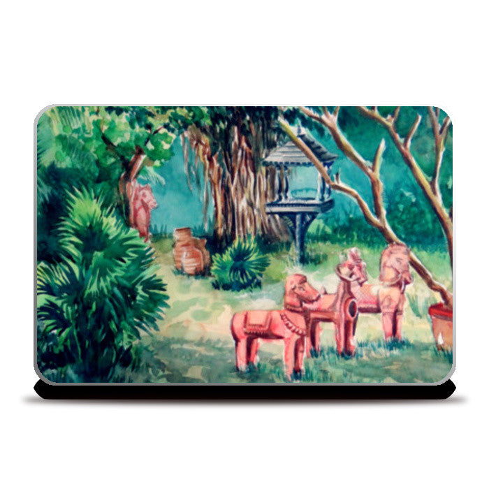 Laptop Skins, Craft Museum WaterColor Laptop Skins