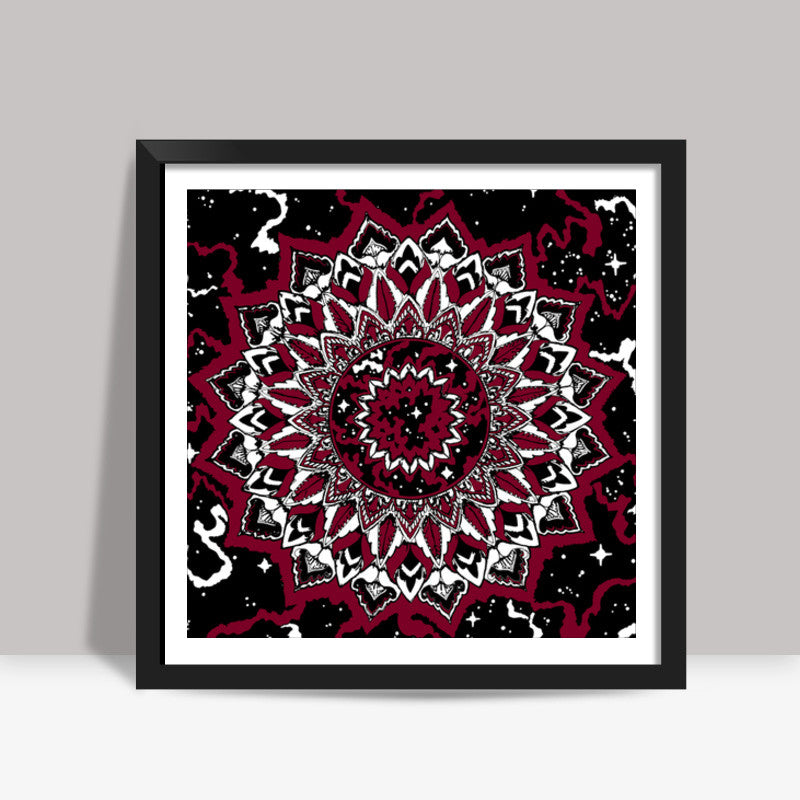 abstract geometry Square Art Prints