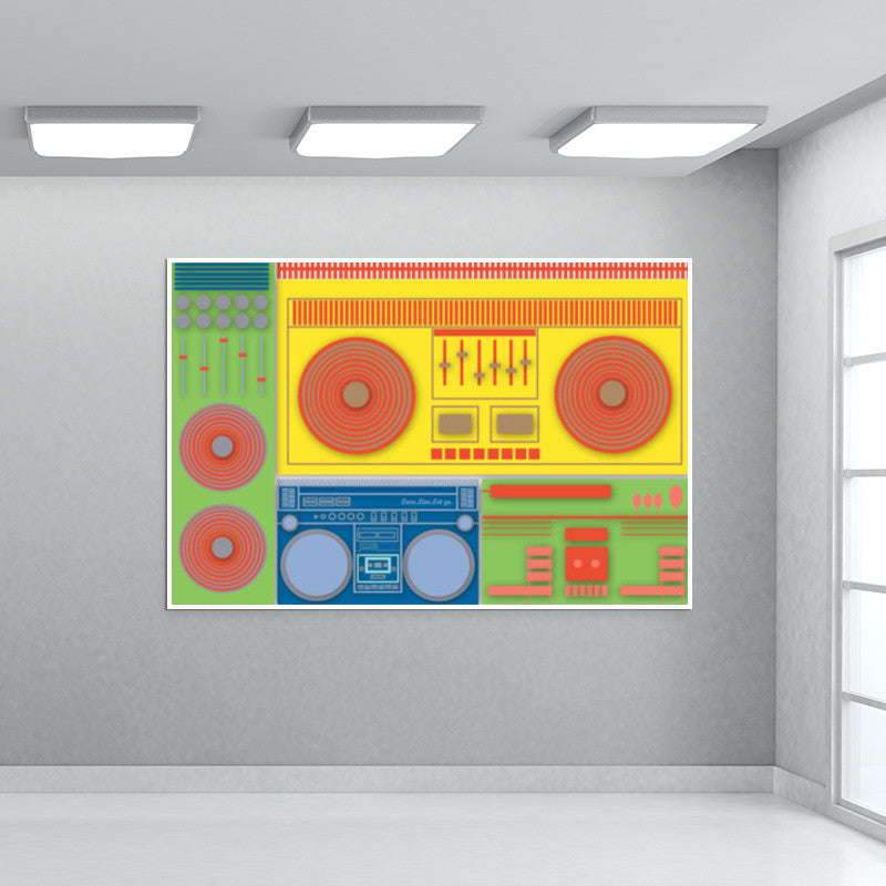 Boom Box Mania ! Wall Art