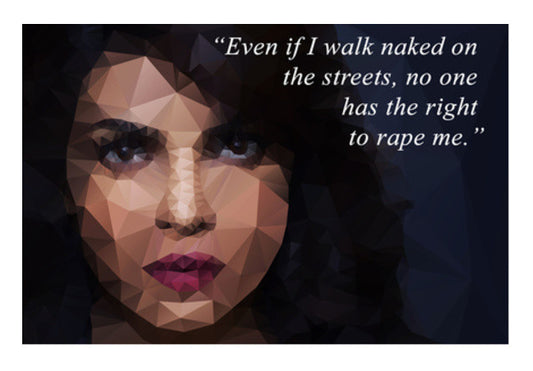 priyanka chopra polygon art Wall Art