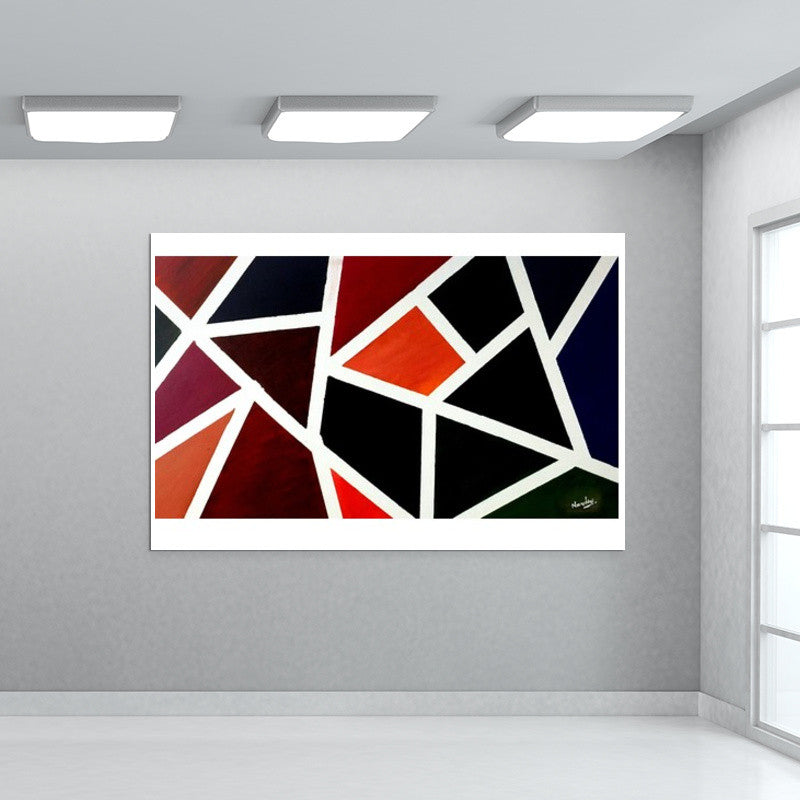 Shades | Abstract - Oil Painting  Wall Art