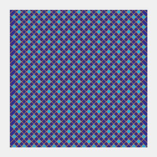 Woven Pattern 1.0 Square Art Prints