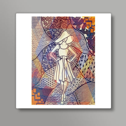 Fashion square art print Square Art Prints