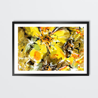 Abstract Flower Wall Art