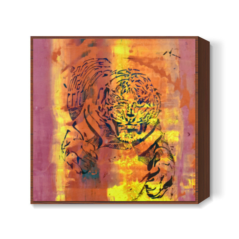 Camo Square Art Prints