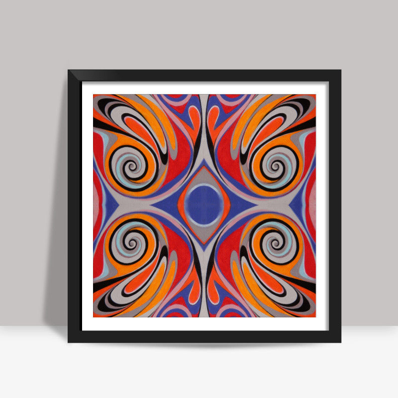 ink drop Square Art Prints