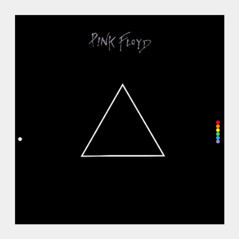 Square Art Prints, Pink Floyd The Dark Side of the Moon Minimal Square Art Print