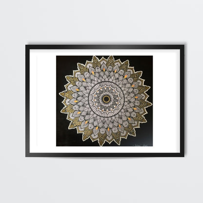 Marigold Mandala Wall Art