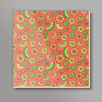 Oranges & Lemons Square Art Prints