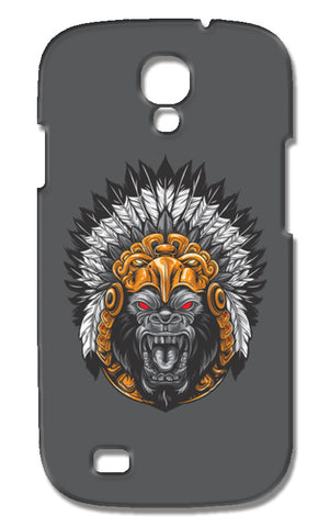 Gorilla Wearing Aztec Headdress Samsung Galaxy S4 Cases