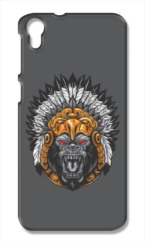 Gorilla Wearing Aztec Headdress HTC Desire 828 Cases
