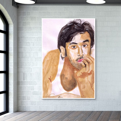 Bollywood superstar Ranbir Kapoor can intrigue and entertain with his versatility Wall Art