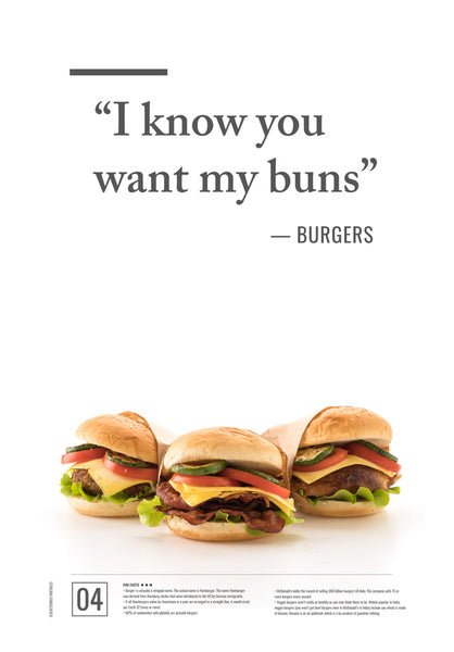 Junk Seduction_BURGERS Wall Art