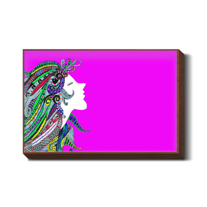 Girl in Song (pink) Wall Art
