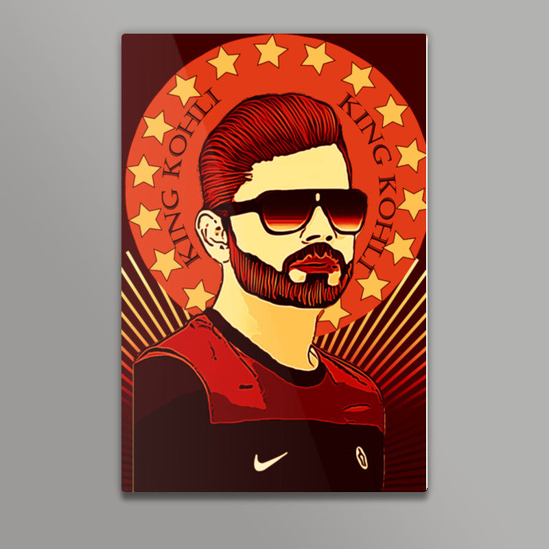 King Virat Kohli Wall Art