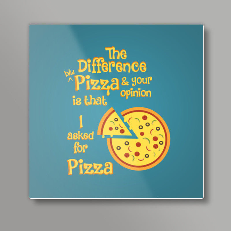 Pizza Square Art Prints