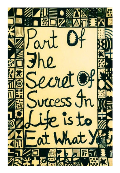 Secret to Success Wall Art