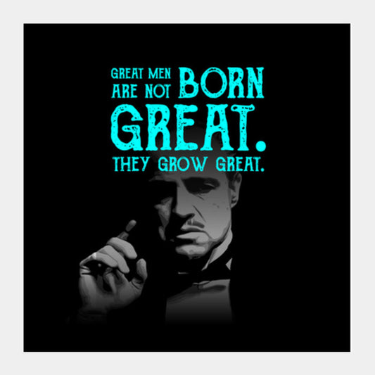 Godfather quote Square Art Prints