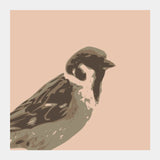 Square Art Prints, Abstract Sparrow Default Square Art