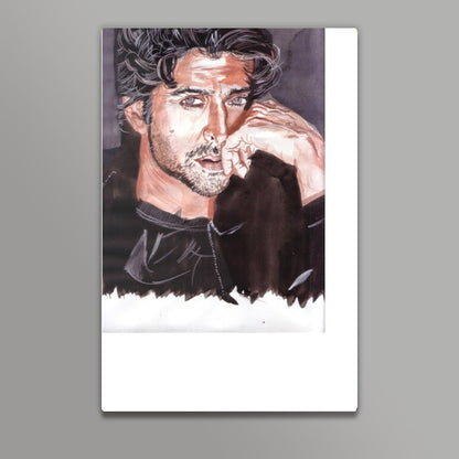 Superstar Hrithik Roshan has charisma and charm, substance and style Wall Art